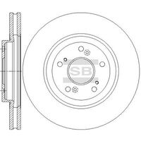 HiQ Front Brake Rotors Set SD4133