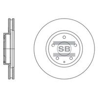 HiQ Front Brake Rotors Set SD4424