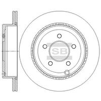 HiQ Rear Brake Rotors Set SD5323