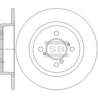HiQ Rear Brake Rotors Set SD4814