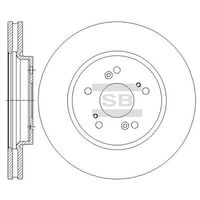 HiQ Front Brake Rotors Set SD4122