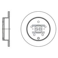 HiQ Rear Brake Rotors Set SD4094