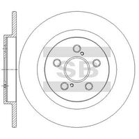 HiQ Rear Brake Rotors Set SD4964