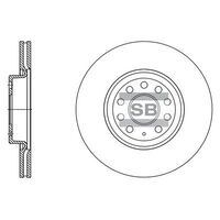 HiQ Front Brake Rotors Set SD5409