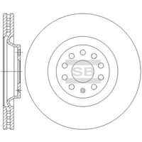 HiQ Front Brake Rotors Set SD5701