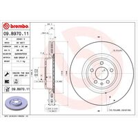 Brembo Front Brake Rotors Set 09.B970.11