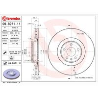 Brembo Front Brake Rotors Set 09.B971.11