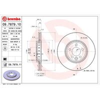 Brembo Front Brake Rotors Set 09.7879.11