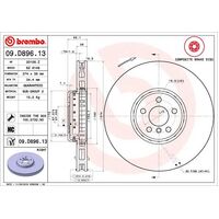 Brembo Front Brake Rotors Set 09.D896.13