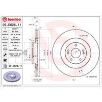 Brembo Front Brake Rotors Set 09.D626.11
