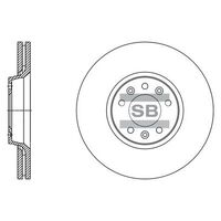 HiQ Front Brake Rotors Set SD5004