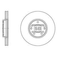 HiQ Front Brake Rotors Set SD1023