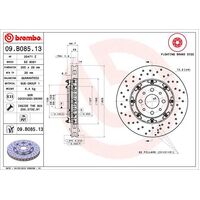 Brembo Front Brake Rotors Set 09.B085.13