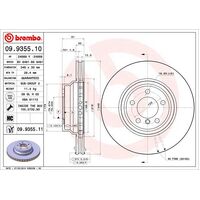 Brembo Front Brake Rotors Set 09.9355.11