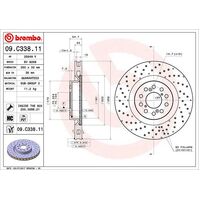 Brembo Front Brake Rotors Set 09.C338.11
