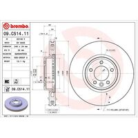 Brembo Front Brake Rotors Set 09.C514.11