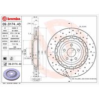 Brembo Front Brake Rotors Set 09.D174.43