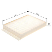 Genuine Bosch Cabin Filter M5058