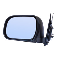 Fit Fits Toyota Hilux '05-'13 Ute Black Manual Side Door Mirror LEFT