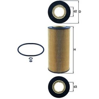 MAHLE Oil Filter OX123/1D