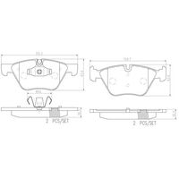 Brembo Front Brake Pads Set P06040N