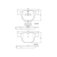Brembo Rear Brake Pads Set P06053N