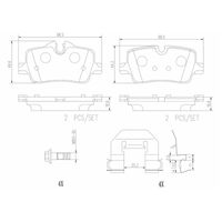 Brembo Rear Brake Pads Set P06113N