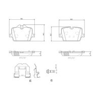 Brembo Rear Brake Pads Set P06114N
