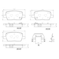 Brembo Rear Brake Pads Set P10071N