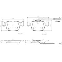 Brembo Rear Brake Pads Set P23180N