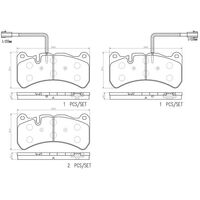 Brembo Front Brake Pads Set P23186N
