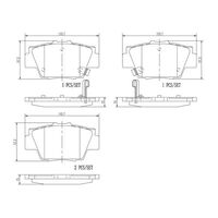 Brembo Rear Brake Pads Set P28040N