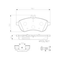 Brembo Front Brake Pads Set P50067N