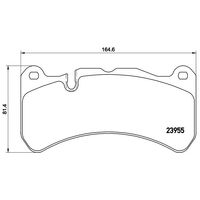 Brembo Front Brake Pads Set P50092