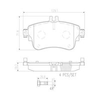 Brembo Front Brake Pads Set P50094N