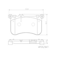 Brembo Front Brake Pads Set P50098N