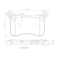 Brembo Front Brake Pads Set P50121N