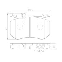 Brembo Front Brake Pads Set P50123N