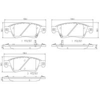 Brembo Front Brake Pads Set P56080N