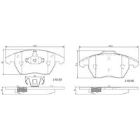 Brembo Front Brake Pads Set P61076N