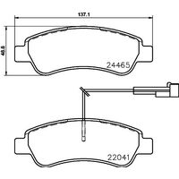 Brembo Rear Brake Pads Set P61125