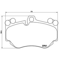Brembo Front Brake Pads Set P65016