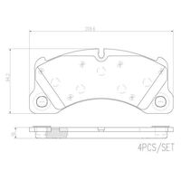 Brembo Front Brake Pads Set P65021N