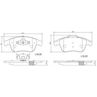 Brembo Front Brake Pads Set P68047N