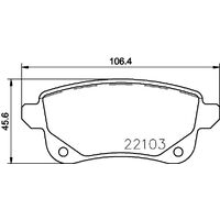 Brembo Rear Brake Pads Set P68064N