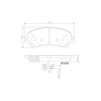 Brembo Front Brake Pads Set P68067N