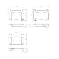 Brembo Rear Brake Pads Set P83134N