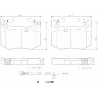 Brembo Rear Brake Pads Set P83164N