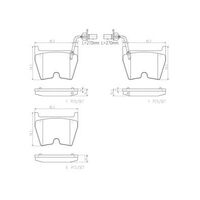 Brembo Front Brake Pads Set P85078N