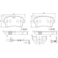 Brembo Rear Brake Pads Set P85119N